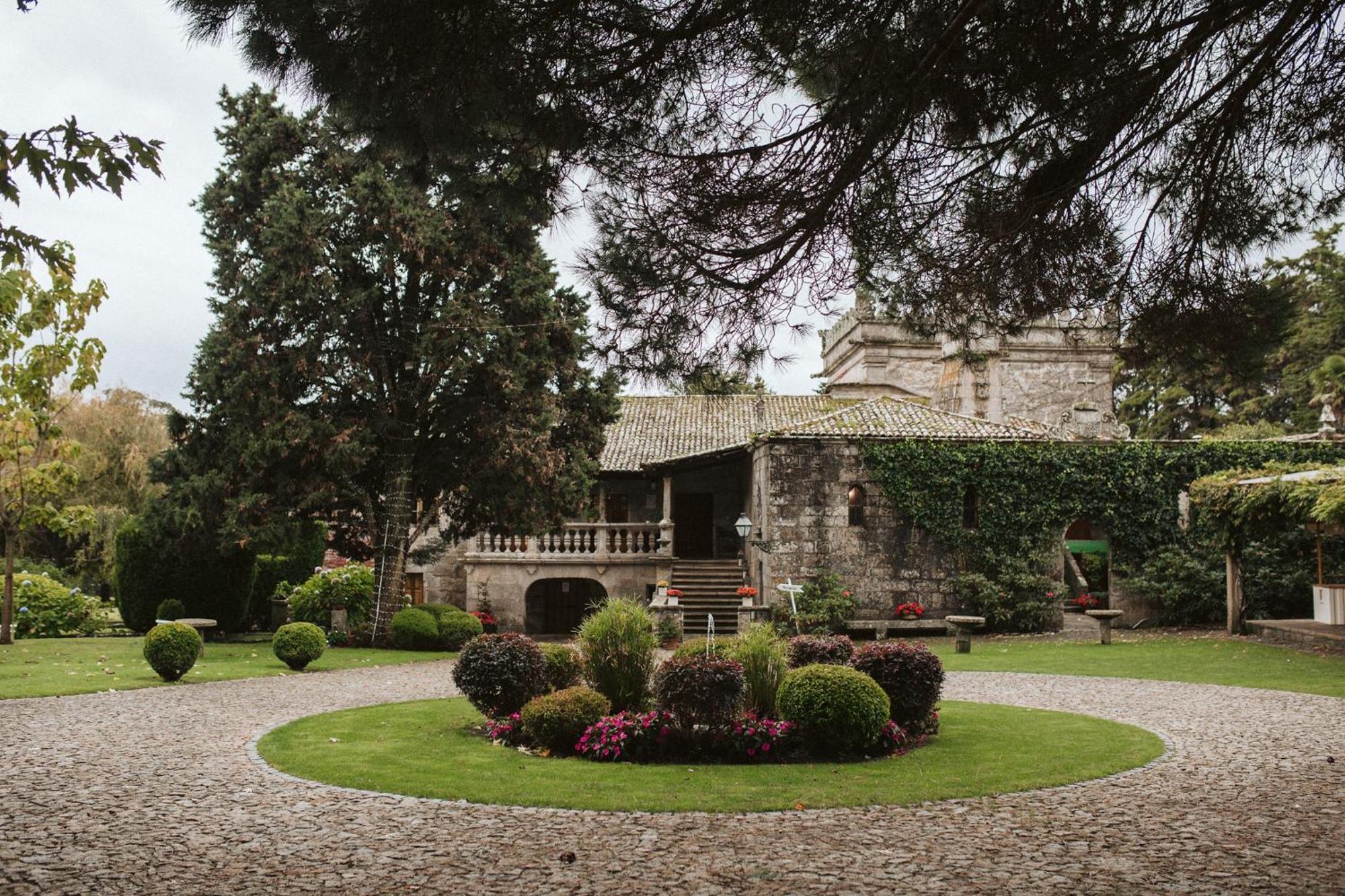 Pazo Da Touza Pensionat Nigrán Exteriör bild